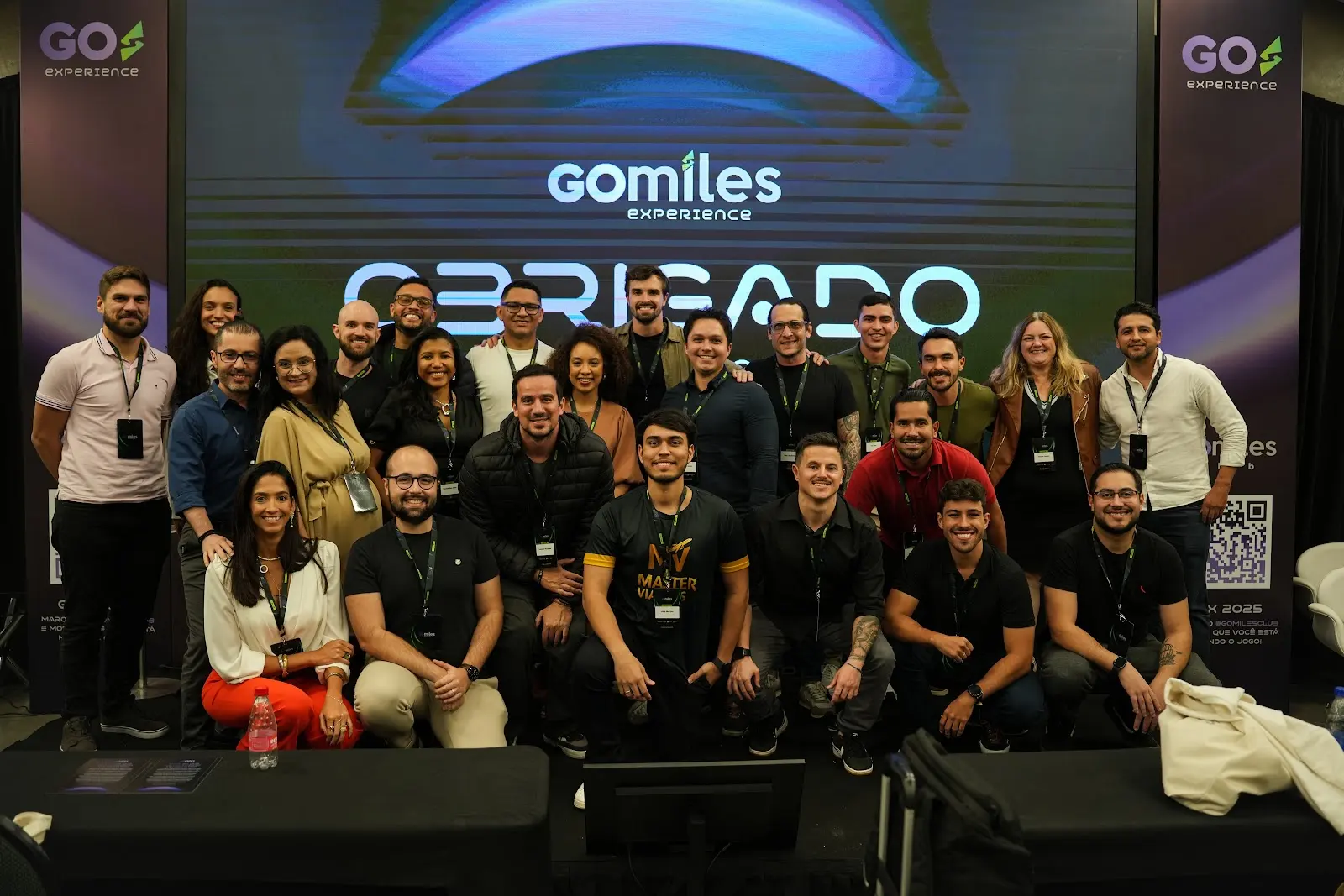 Foto oficial com participantes da Go Miles Experience